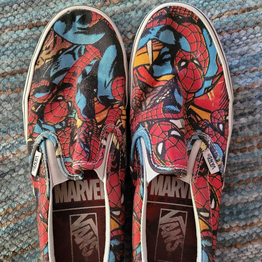 Vans x Marvel Spider-Man Slip ons